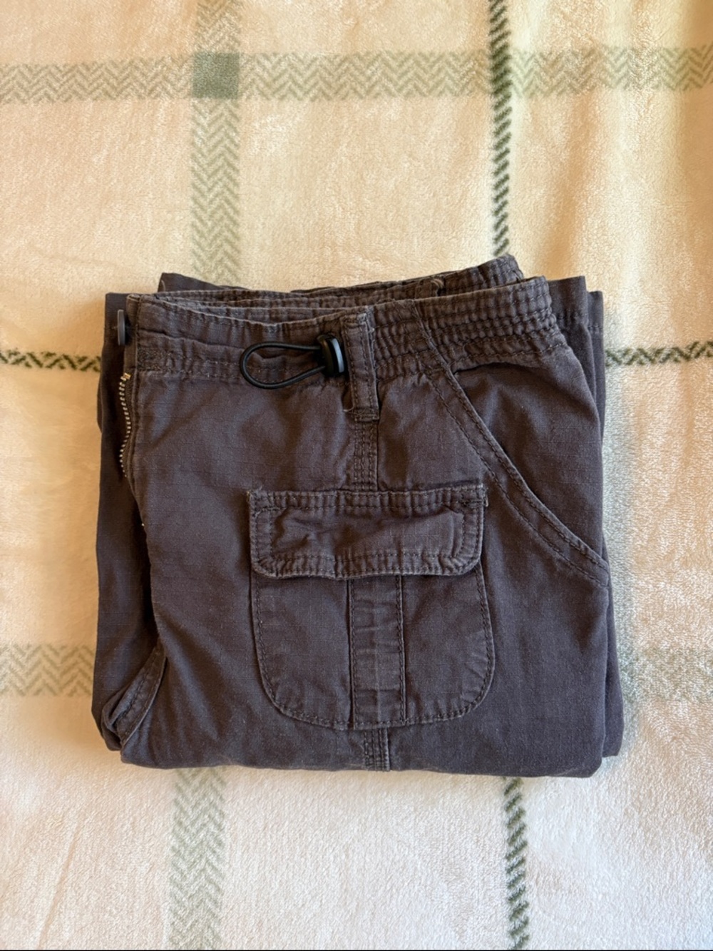 Brandy Melville Cargo Pants - Charcoal Gray